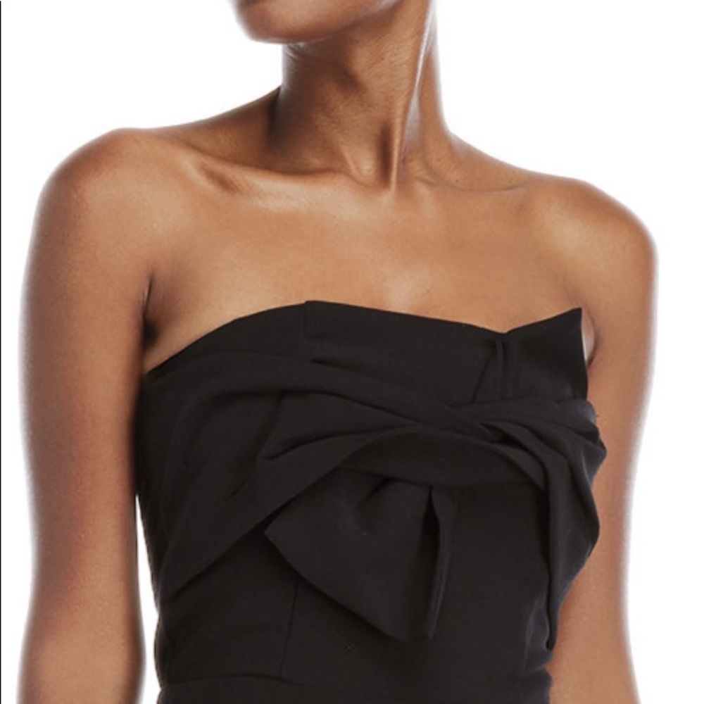 DO + BE Tie Knot Strapless Tailored Jumpsuit - Picture 5 of 10